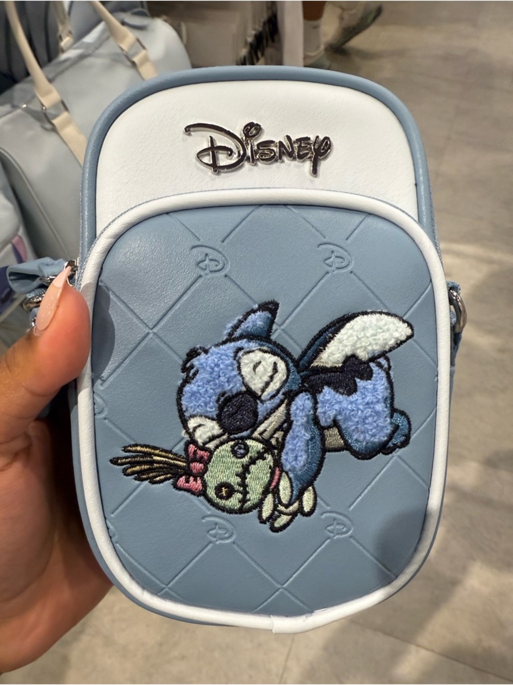 Disney Stitch Crossbody phone holder bag NWT